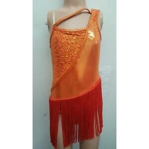 Dance Costume Weissman 11277 Medium Child Black Dress Jazz Jailhouse Hip Hop